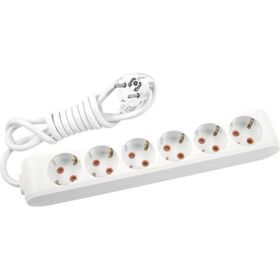 Viko Multi-let 3'lü Anahtarlı Topraklı Çocuk Korumalı 5 Metre Beyaz Grup Priz