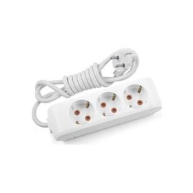 Viko Multi-let 3'lü Anahtarlı Topraklı Çocuk Korumalı 5 Metre Siyah Grup Priz