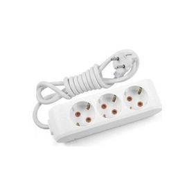 Viko Multi-let 3'lü Topraklı 3 Metre Kablolu Çocuk Korumalı Priz