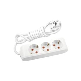 Viko Multi-let 3'lü Topraklı Çocuk Korumalı 2 Metre Beyaz Grup Priz