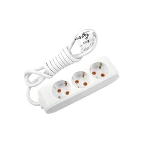 Viko Multi-let 3'lü Topraklı Çocuk Korumalı 3 Metre Beyaz Grup Priz