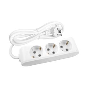 Viko Multi-let 3'lü Topraklı Çocuk Korumalı 3 Metre Beyaz Grup Priz
