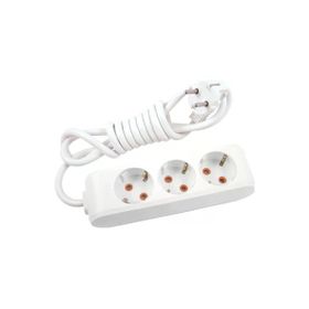 Viko Multi-Let 3'lü Topraklı Çocuk Korumalı 5 mt Beyaz 7 Adet Priz