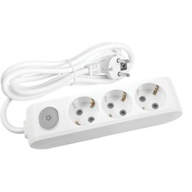 Viko Multi-Let 3'lü Topraklı Çocuk Korumalı Anahtarlı 2 mt Priz