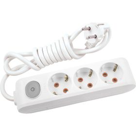 Viko Multi-Let 3'lü Topraklı Kablolu Çocuk Korumalı 3 mt Beyaz 8 Adet Anahtarlı Priz