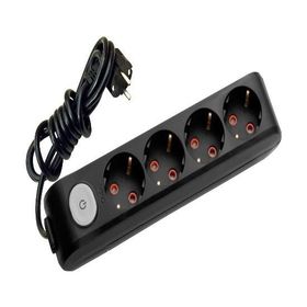 Viko Multi-Let 4'lü Anahtarlı Topraklı Ç.K 3 Metre Priz