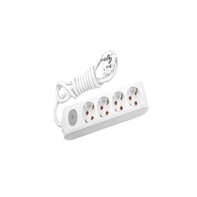 Viko Multi-Let 4'lü Anahtarlı Topraklı Ç.K 3 Metre Priz