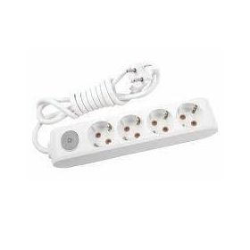 Viko Multi-Let 4'lü Anahtarlı Topraklı Ç.K 3 Metre Priz