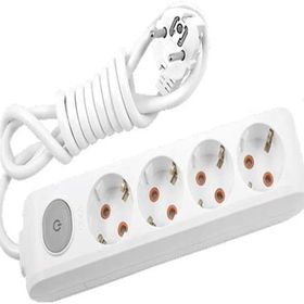 Viko Multi-Let 4'lü Anahtarlı Topraklı Ç.K 3 Metre Priz