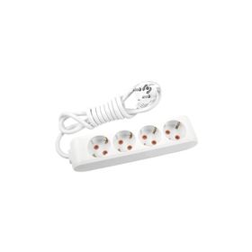 Viko Multi-let 4'lü Topraklı 3 Metre Kablolu Çocuk Korumalı Priz