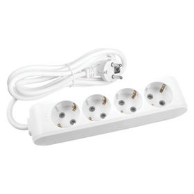 Viko Multi-let 5'li Topraklı Çocuk Korumalı 1 Metre Beyaz Grup Priz