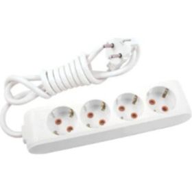 Viko Multi-let 5'li Topraklı Çocuk Korumalı 1 Metre Beyaz Grup Priz