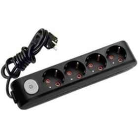 Viko Multi-let 5'li Topraklı Çocuk Korumalı 2 Metre Siyah Grup Priz