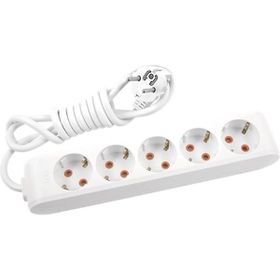 Viko Multi-let 5'li Topraklı Çocuk Korumalı 3 Metre Beyaz Grup Priz