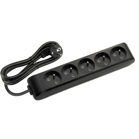 Viko Multi-let 6'lı Topraklı Çocuk Korumalı 2 Metre Siyah Grup Priz