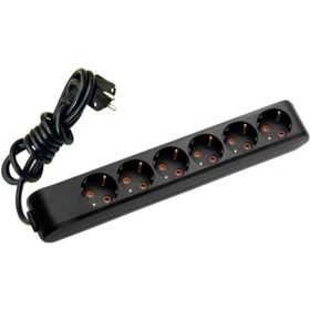 Viko Multi-let 6'lı Topraklı Çocuk Korumalı 3 Metre Siyah Grup Priz