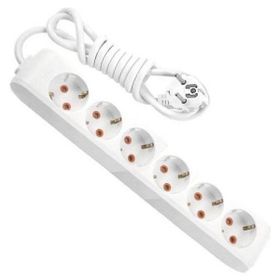 Viko Multi-let 6'lı Topraklı Çocuk Korumalı 5 Metre Siyah Grup Priz