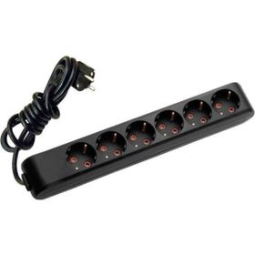 Viko Multi-let 6'lı Topraklı Çocuk Korumalı 5 Metre Siyah Grup Priz
