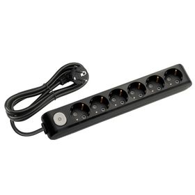 Viko Multi-let 6'lı Topraklı Çocuk Korumalı 5 Metre Siyah Grup Priz