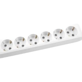 Viko Multi-let 6'lı Topraklı Çocuk Korumalı Klemensli Beyaz Grup Priz