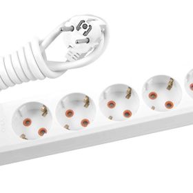 Viko Multi-let Altılı 2 Metre Kablolu Klemens Anahtarlı Grup Priz
