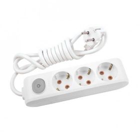 Viko Multi-let Altılı 3 Metre Kablolu Klemens Anahtarlı Grup Priz