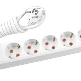 Viko Multi-let Altılı 5 Metre Kablolu Klemens Anahtarlı Grup Priz