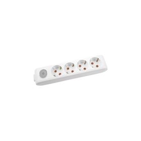 Viko MULTI-LET Anahtarlı Çocuk Korumalı 4'lü Topraklı Priz