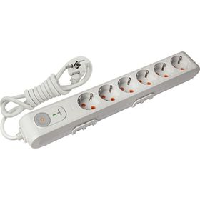 Viko Multi-Let Anahtarlı Topraklı Kablolu Çocuk Altılı Priz