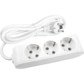 Viko Multi-Let Beyaz Üçlü Grup Topraklı Kablolu Çocuk Korumalı 2 mt 90113302 Priz