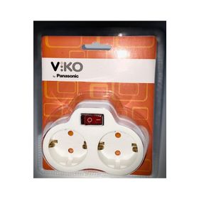 Viko Multi-let İkili Anahtarli Toprakli Klemensli Çocuk Korumalı Priz
