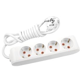 Viko Multi Let Topraklı Beyaz 5 m 4'lü Priz