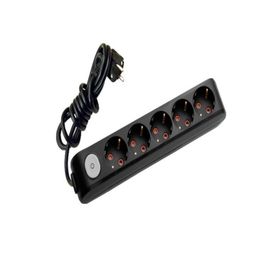 Viko Multi-let Topraklı Çocuk Korumalı 5 Metre Siyah 4'lü Grup Priz