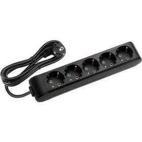 Viko Multi-let Topraklı Çocuk Korumalı 5 Metre Siyah 4'lü Grup Priz