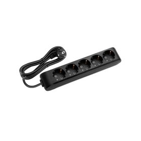 Viko Multi-let Topraklı Çocuk Korumalı 5 Metre Siyah 4'lü Grup Priz