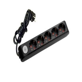 Viko Multi-let Topraklı Çocuk Korumalı 5 Metre Siyah 4'lü Grup Priz