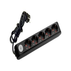 Viko Multi-let Topraklı Çocuk Korumalı 5 Metre Siyah 4'lü Grup Priz