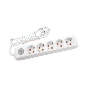 Viko Multi-Let Topraklı Kablolu 1 m Beyaz Çocuk Korumalı Beşli Priz