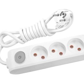 Viko Multi-let Üçlü 3 Metre Klemensli Anahtarlı Grup Priz