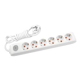Viko MULTILET-020 3 mt Uzatma Kablosu Topraklı Çocuk Korumalı Altılı Priz