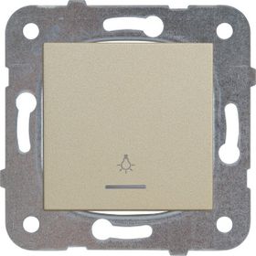 Viko Novella Bronz Işıklı Anahtar