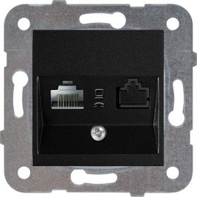 Viko Novella Cat5 Bronz Data Nümeris Telefon Prizi