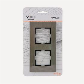 Viko Novella Eloxal Bronz İkili Çerçeve