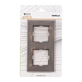 Viko Novella Eloxal Bronz İkili Çerçeve