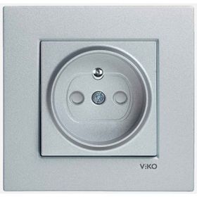 Viko Novella Füme Çocuk Korumalı Ups Priz