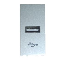 Viko Panasonic 1M Alt Kapak Modüler Metalik Beyaz USB Konnektör