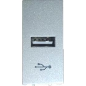 Viko Panasonic 1M Alt Kapak Modüler Metalik Beyaz USB Konnektör