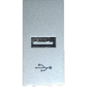 Viko Panasonic 1M Alt Kapak Modüler Metalik Beyaz USB Konnektör