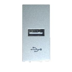 Viko Panasonic 1M Alt Kapak Modüler Metalik Beyaz USB Konnektör