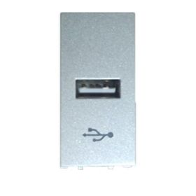 Viko Panasonic 1M Alt Kapak Modüler Metalik Beyaz USB Konnektör